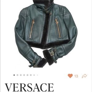 Stunning biker jacket by Iconic designer Versace!